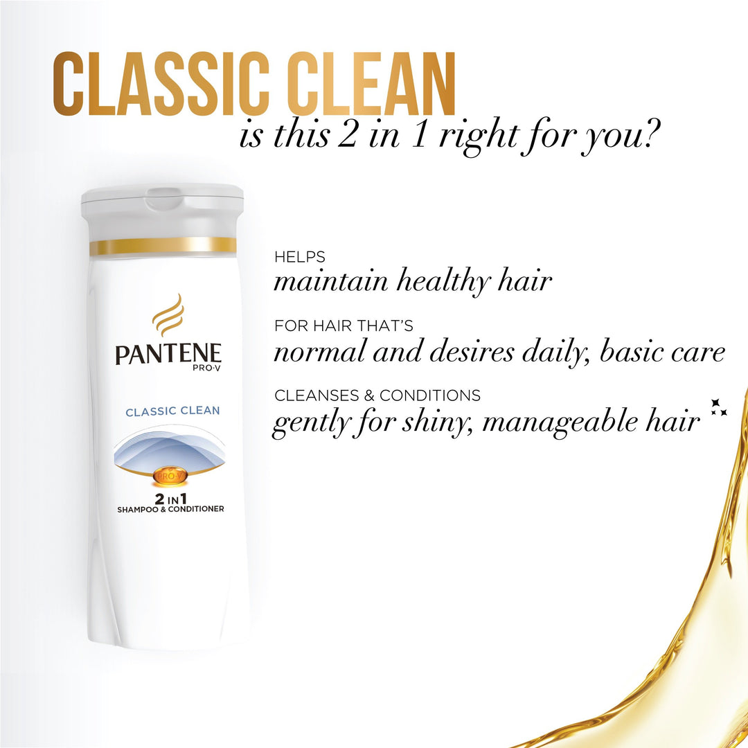 Pro-V Classic Care 2in1 Shampoo + Conditioner 25.4 Fluid Ounce (packaging may vary)