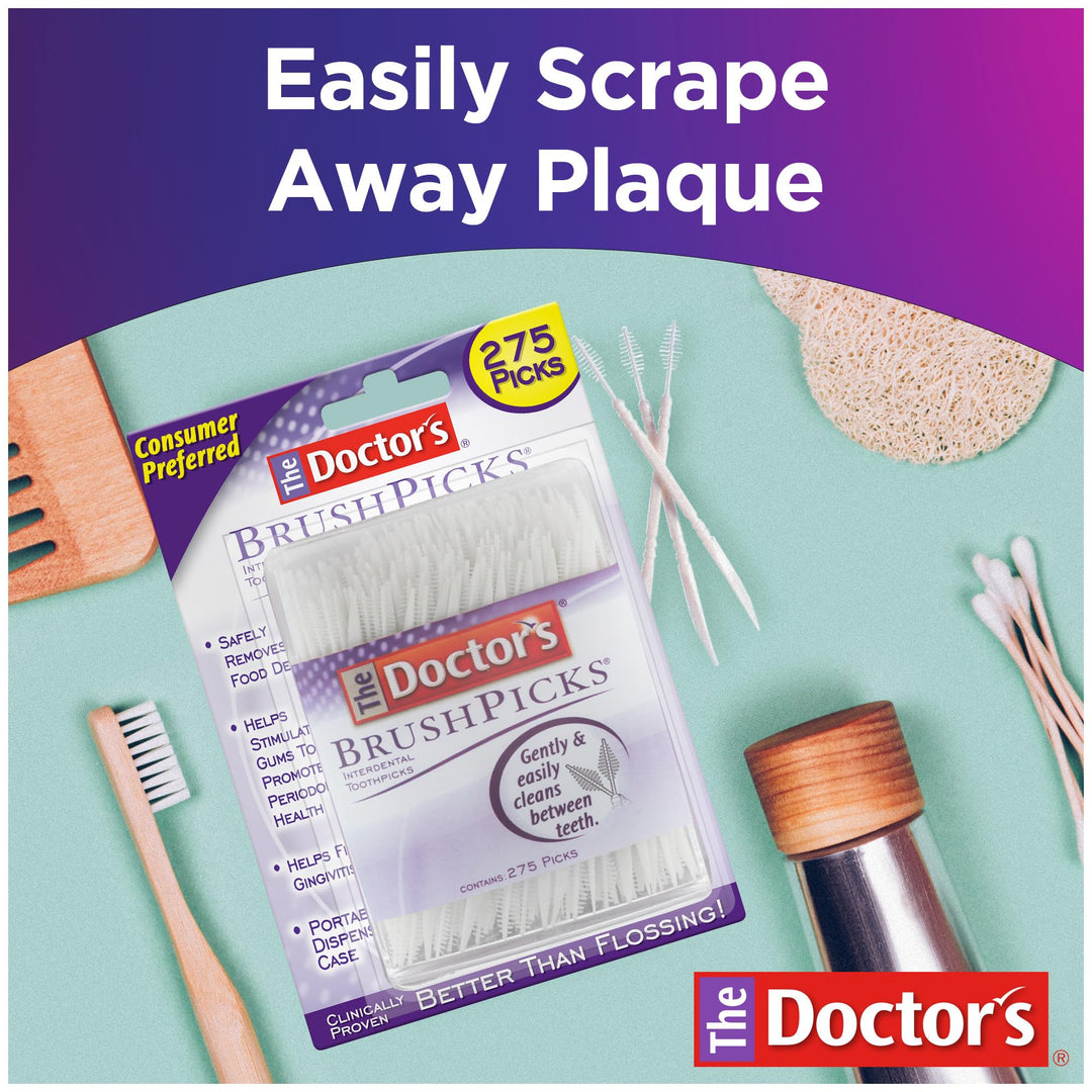 The Doctor&#39;s Brush Picks Interdental Toothpicks - 275 CT