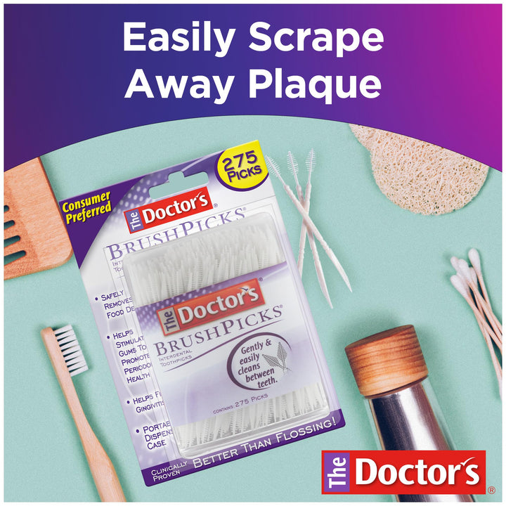 The Doctor&#39;s Brush Picks Interdental Toothpicks - 275 CT