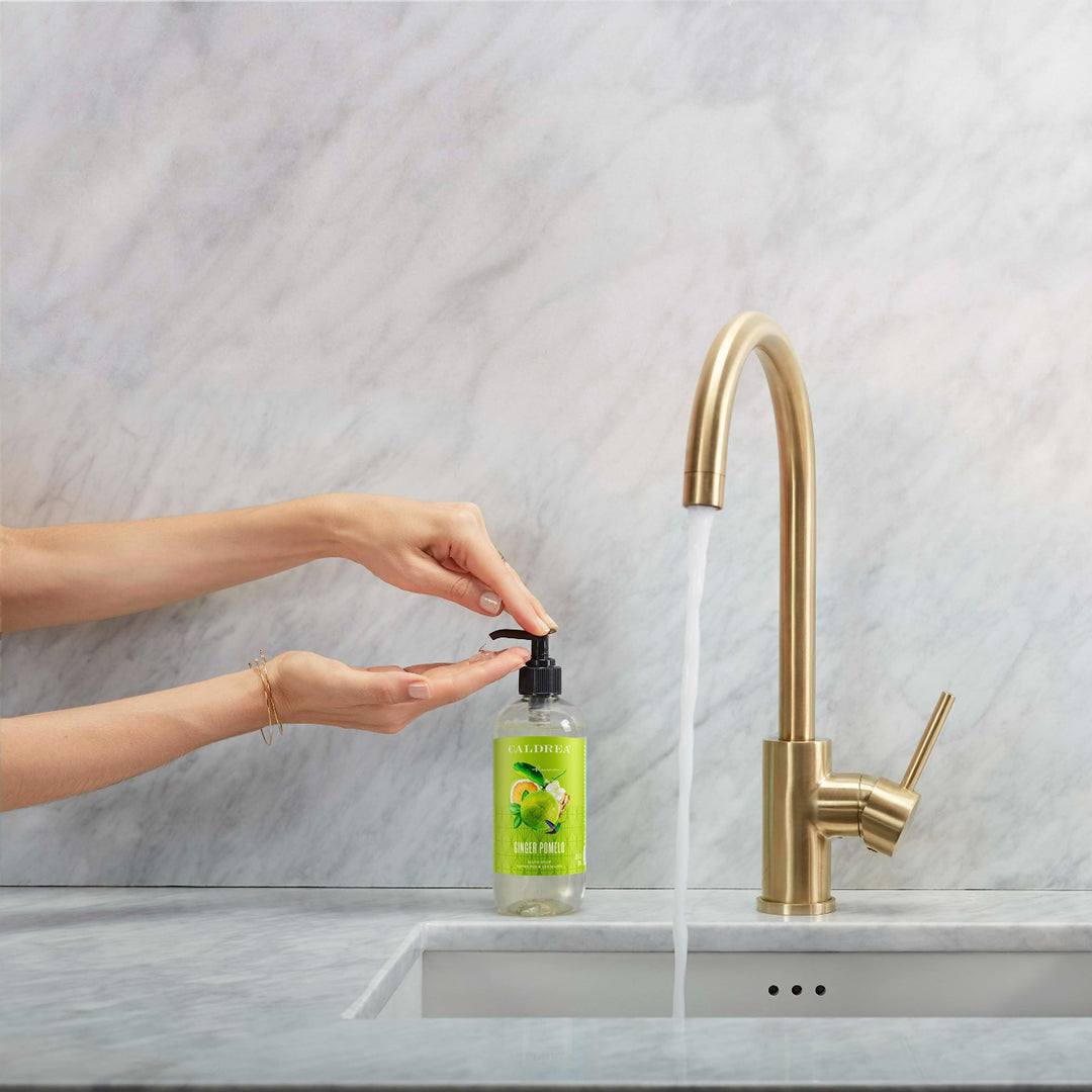 Caldrea Hand Wash Soap, Aloe Vera Gel, Olive Oil and Es