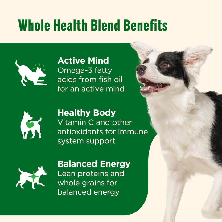 Real Chicken &amp; Veggies Recipe Whole Health Blend Dry Dog Food, 40 lb. Bag, Packaging May Vary (Rachael Ray)