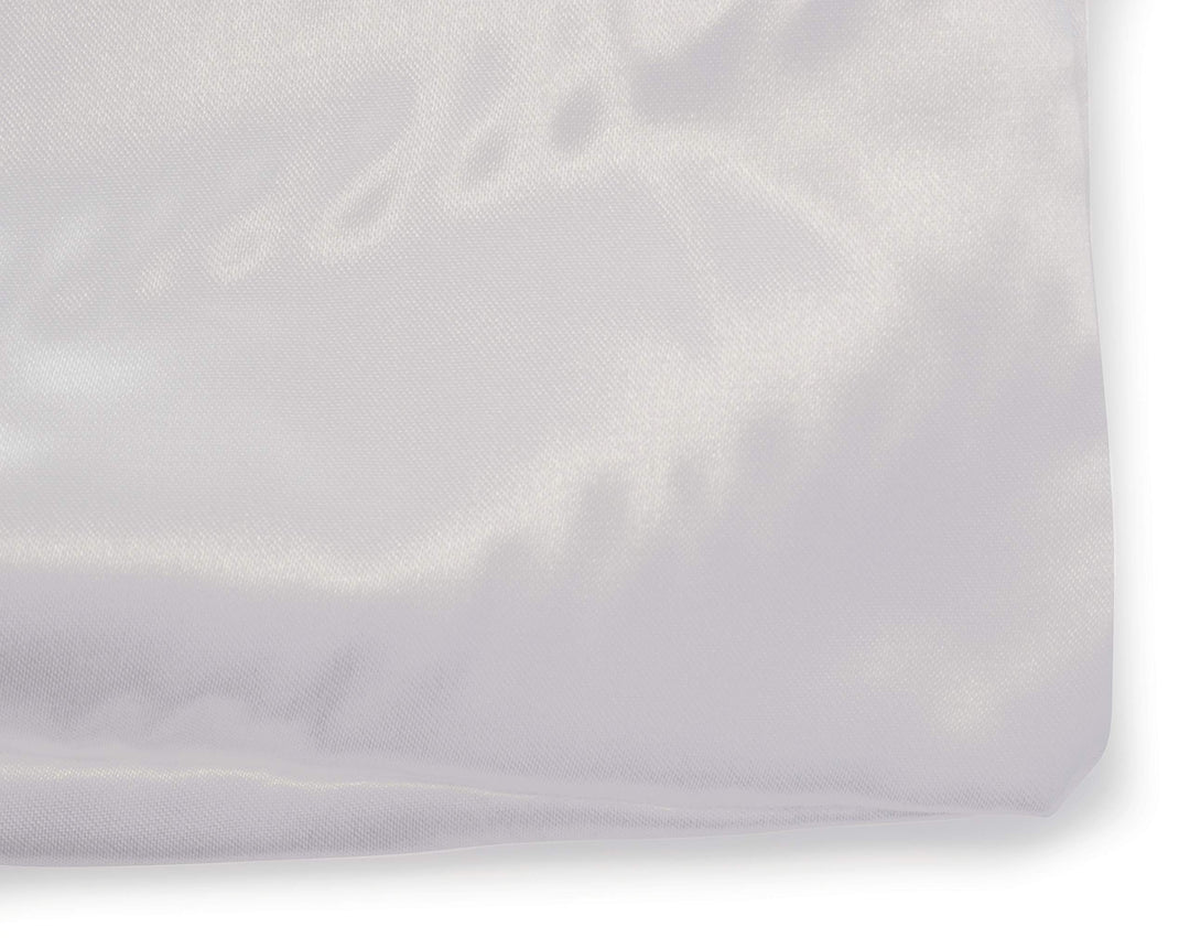 Satin Pillowcase, White, 0.21 Pounds