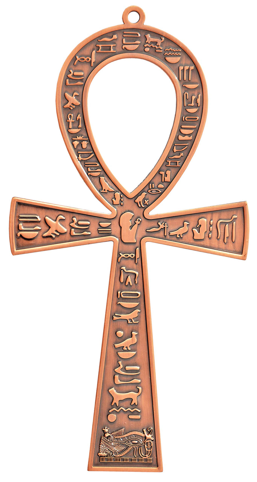™ 8.5 Large metal Egyptian ANKH cross made in Egypt (Antique Copper)