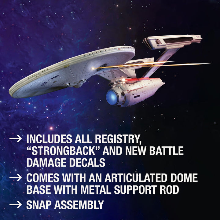 Star Trek U.S.S. Enterprise Refit Wrath of Khan Edition 2T 1:1000 Scale Model Kit