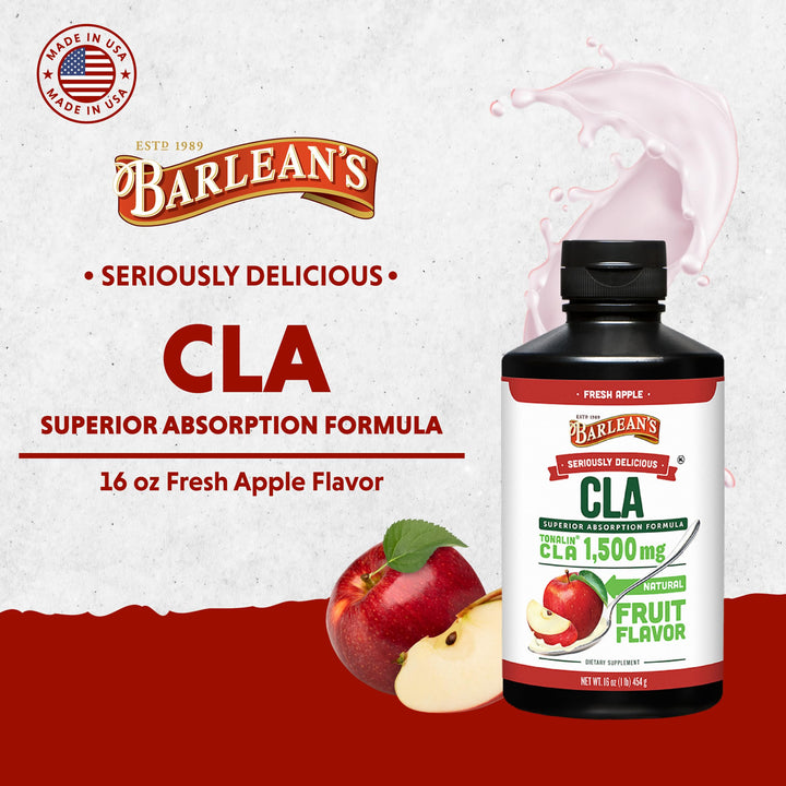 Barlean&#39;s Fresh Apple with 1,500 mg of Tonalin 