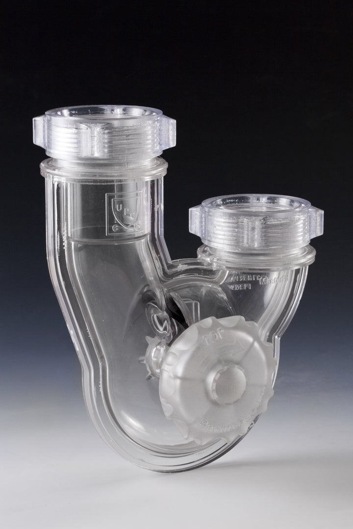 - No Clog Drain P-Trap Retrofit