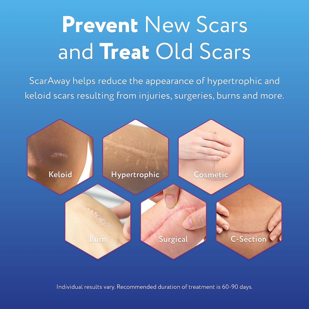 ScarAway 100% Medical-Grade Silicone Scar Gel for Face,