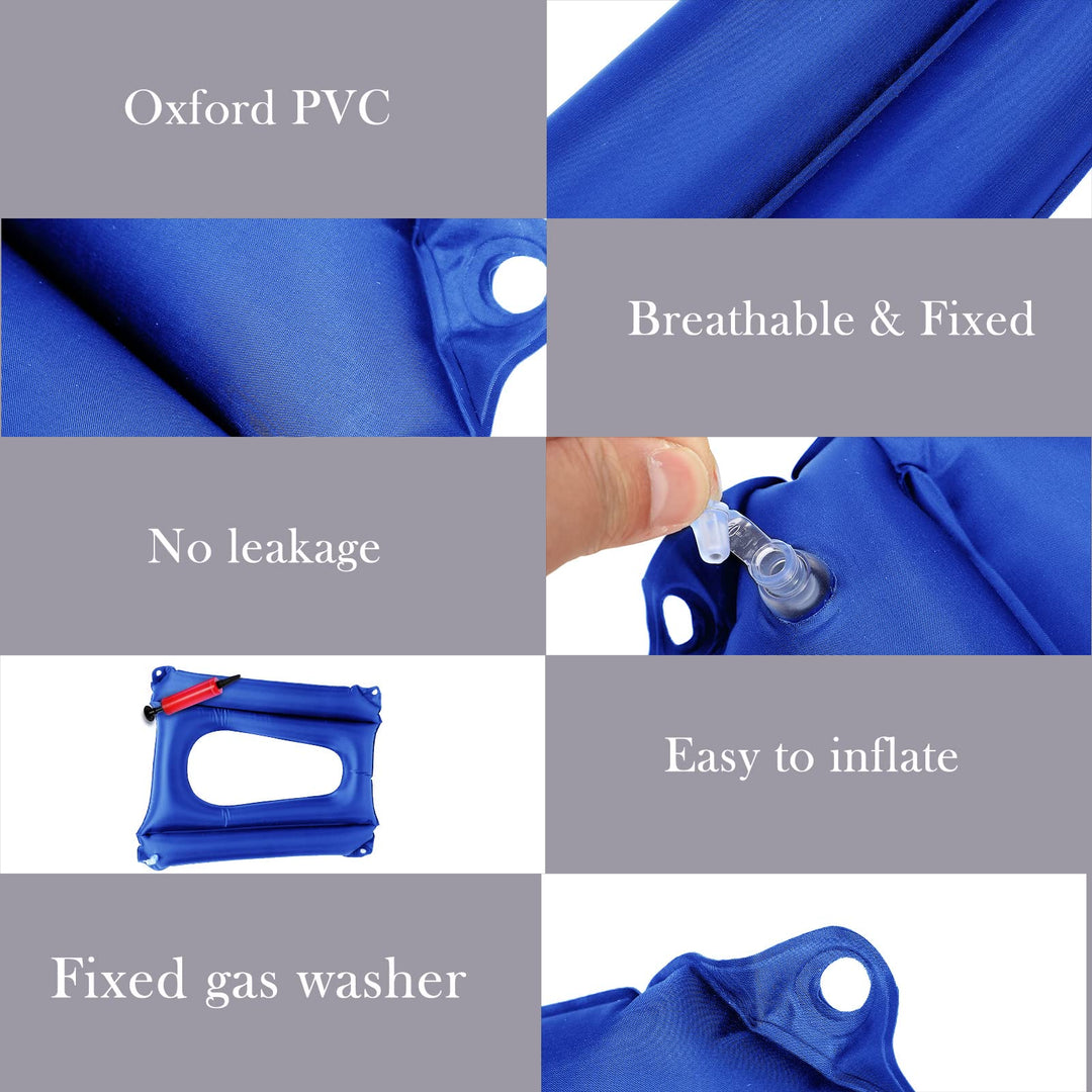 Namalu Bed Sore Cushions for Butt Inflatable Bed Sore Pads Nursing Bed Pad to Prevent Treatment for Bed Sores on Buttocks for Elderly Bedridden Disabled, Breathable and Comfort for Pain Relife(Blue)