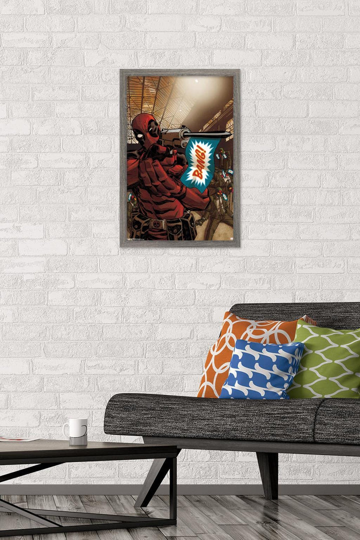 Marvel Comics - Deadpool - Bang Wall Poster, 22.375 x 34, Unframed Version