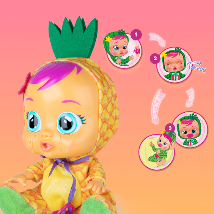 Cry Babies Tutti Frutti - Pia The Pineapple Fruit Scented Baby Doll