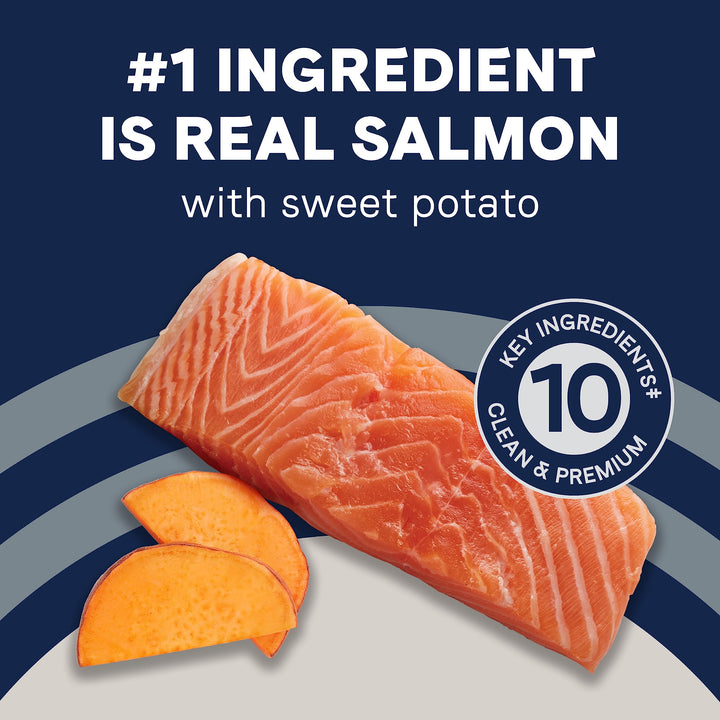 Canidae Pure Real Salmon &amp; Sweet Potato Recipe Adult Dry Dog 22 LB