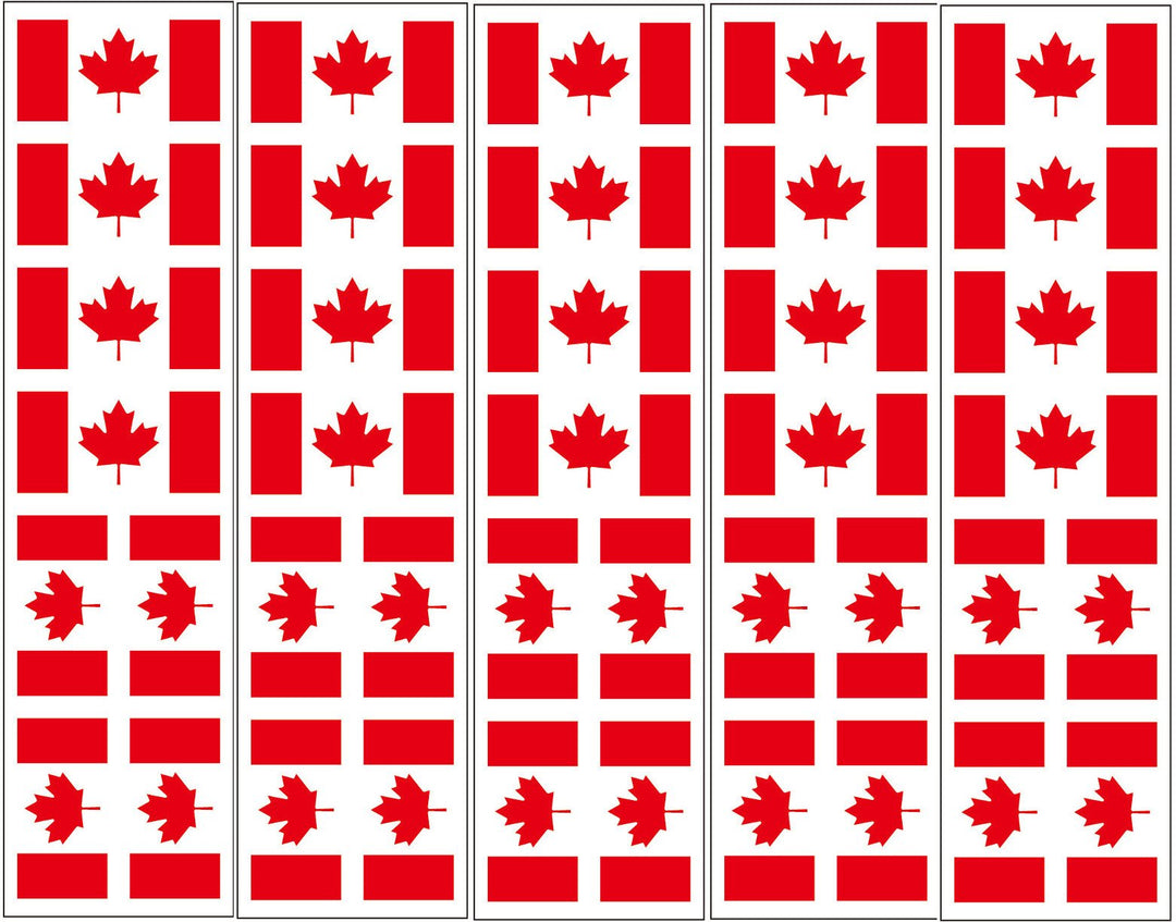 40 Tattoos: Canada Flag, Canadian Party Favors