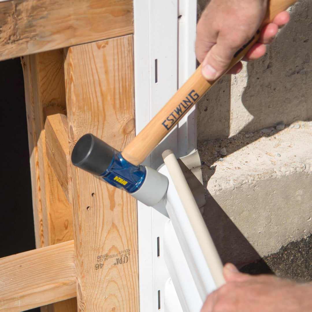 ESTWING Rubber Mallet - 24 oz Double-Face Hammer with S