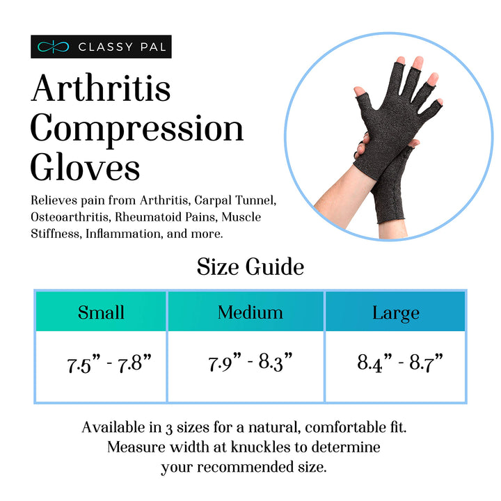 Classy Pal Arthritis Compression Gloves for Women &