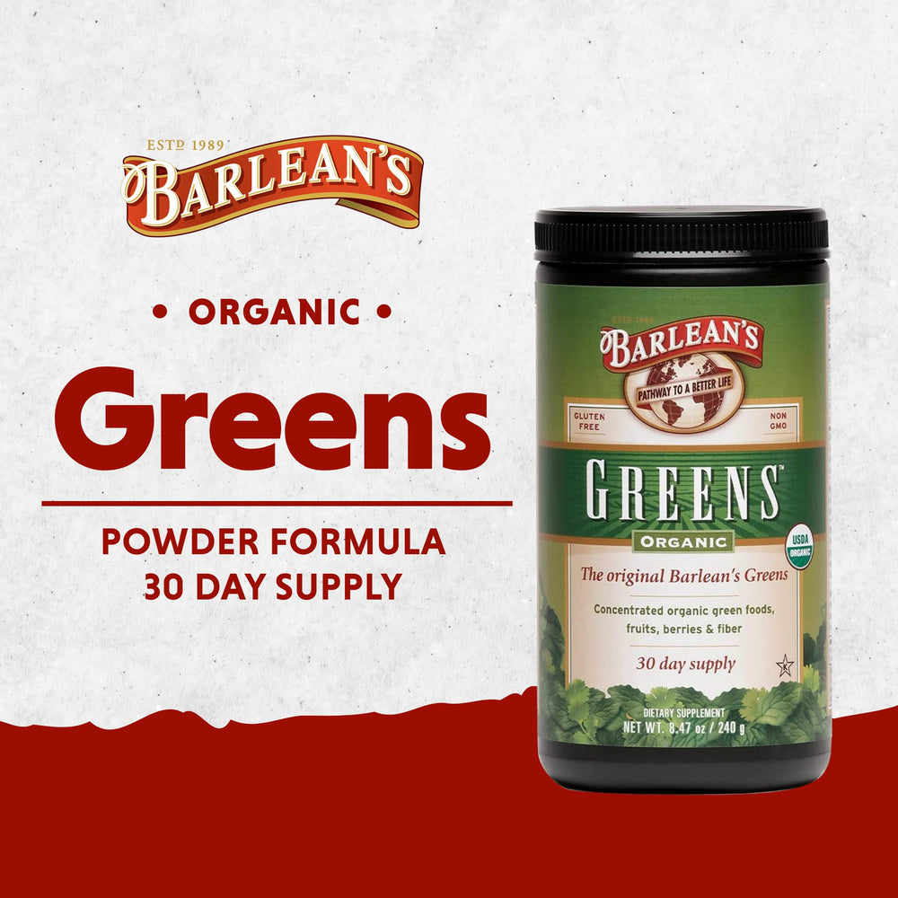Organic Greens Powder, Fruits and Veggies Superfood Supplement with Green Food Protein, Probiotic Blend and Fiber for Athletic Endurance and Daily Health, 8.47 oz