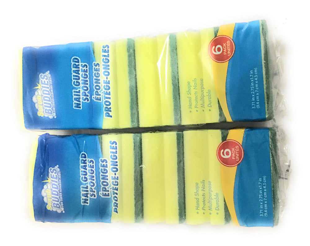 Scrub Sponge 24 Pack Durable and Multipurpose Cleaning 