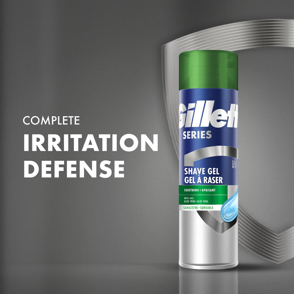 GILLETTE Shaving Gel-Twin Pack - Imported (1.00)
