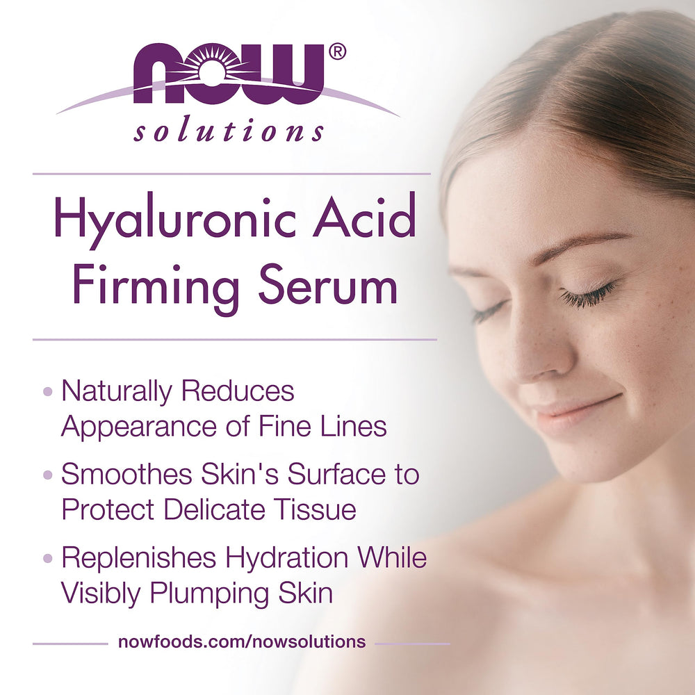 Solutions, Hyaluronic Acid Firming Serum, Naturally Reduces Appearance of Fine Lines, 1-Ounce