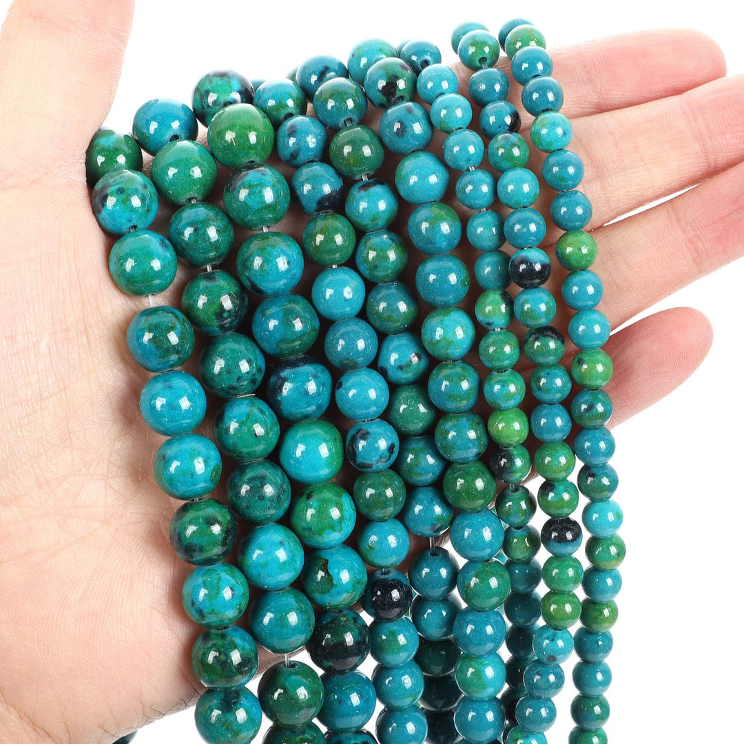 45pcs 8mm Phoenix Color Natural Stone Beads for Jewelry Making,Energy Stone Healing Power,Enjoy DIY Fun