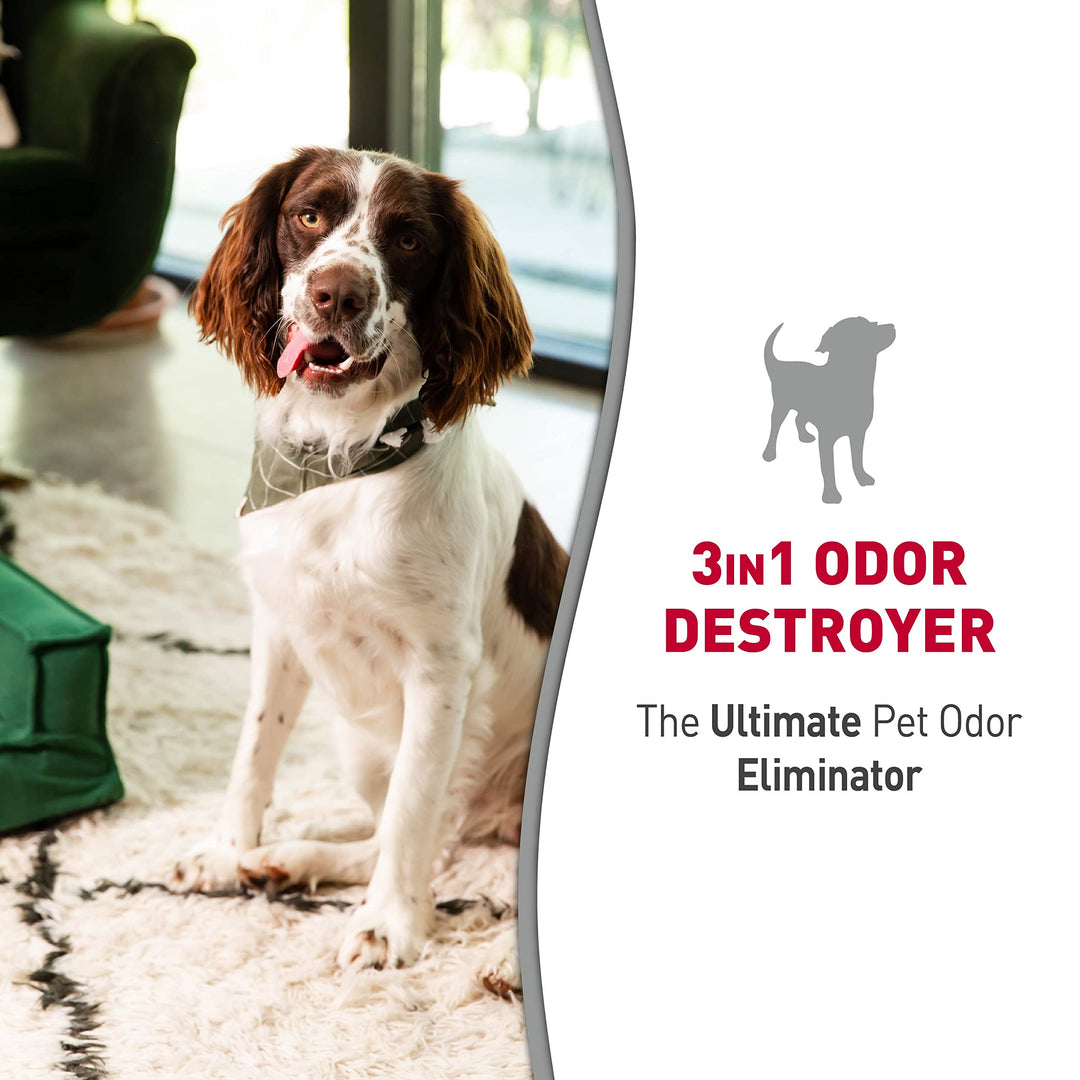 Nature&#39;s Miracle Pet Odor Eliminator, 3-In-1 Odor Destroyer, Airborne, Fabric and Hard Surface Floors, 24 oz Fresh Linen Scent