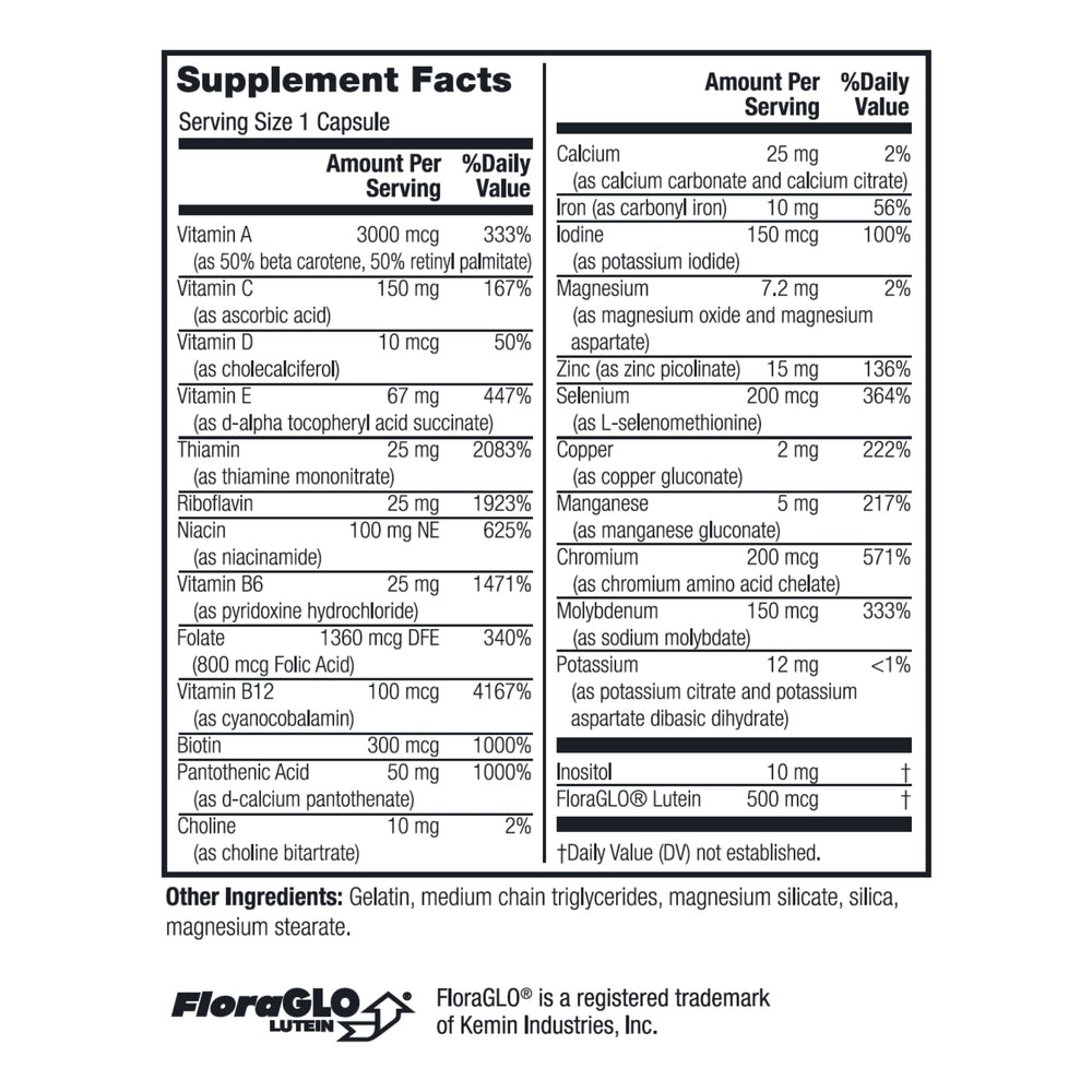 Twinlab Daily One Caps with Iron - Nutritional Suppleme