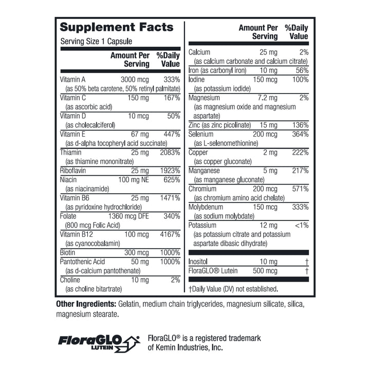 Twinlab Daily One Caps with Iron - Nutritional Suppleme