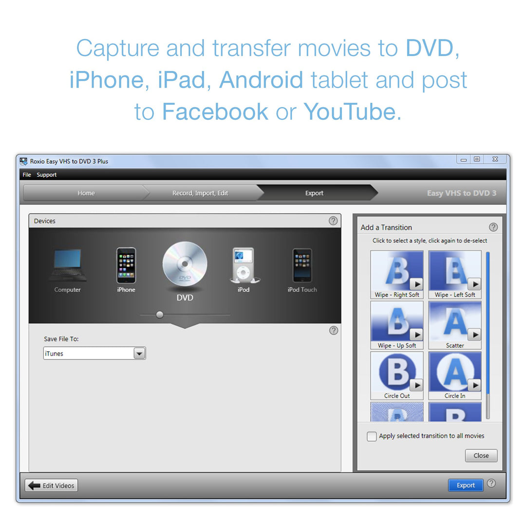 [Old Version] Roxio Easy VHS to DVD 3 Plus Video Conver