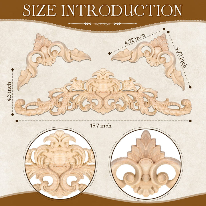 Wood Appliques Decorative Wood Appliques and Onlays for