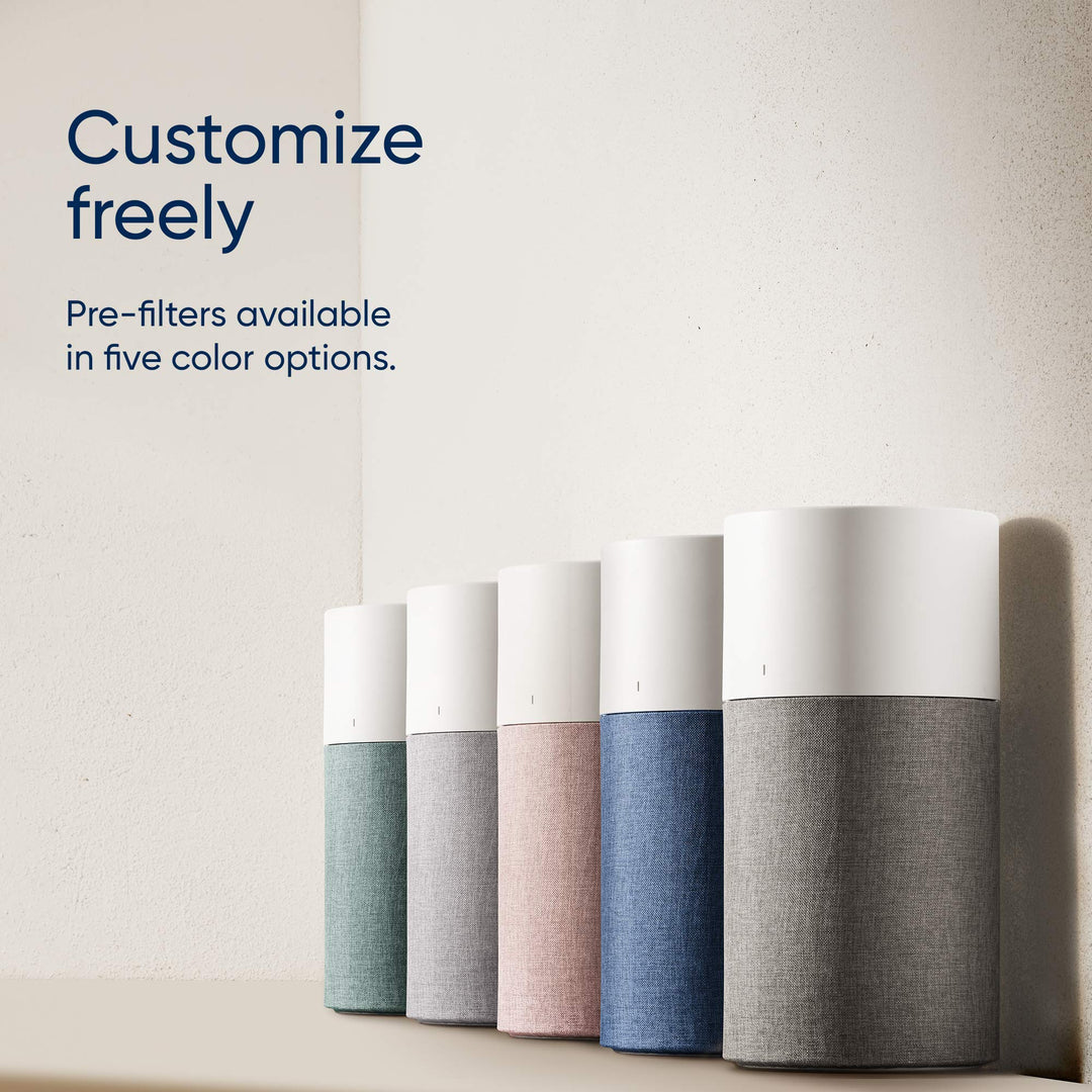 BLUEAIR Blue Pure 311 Auto Light Pink Pre-Filter, Washable Fabric Traps Pollen, Pet Hair &amp; Dust, Archipelago Sand