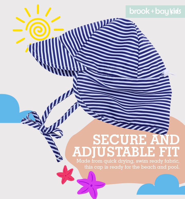 Baby Sun Hat, Kids Sun Hat - Baby Boy Sun Hat, Baby Girl Sun Hat - Baby Beach Hat, Baby Summer Hat, Baby Swim Hat &amp; Beach Hat Navy
