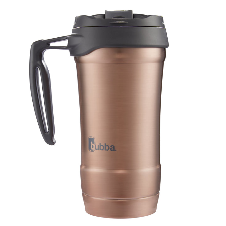 Hero Stainless Steel Travel Mug with Handle, 18 oz., Rose Gold
