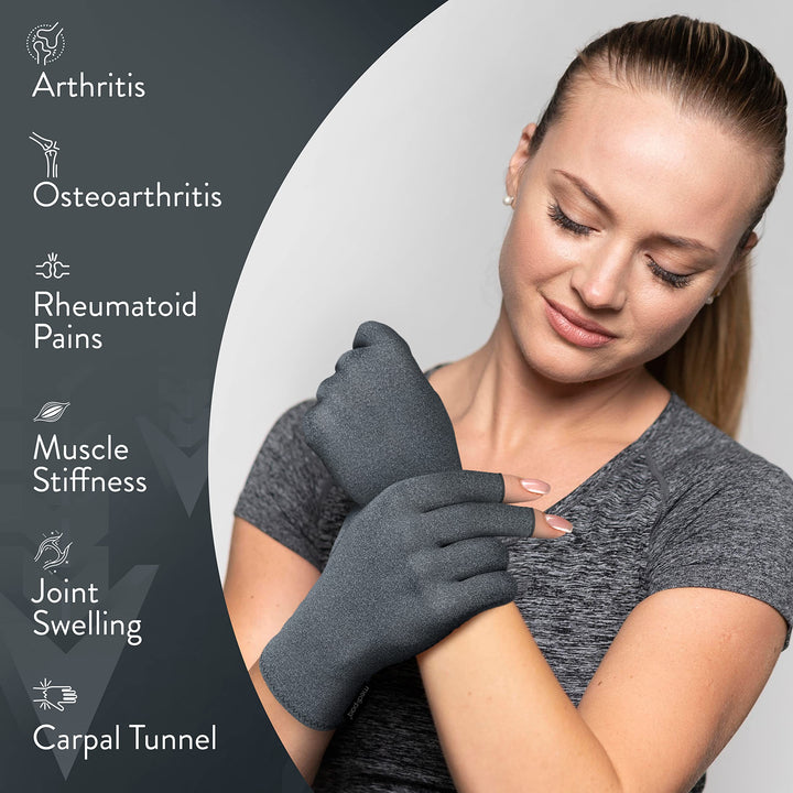 Medipaq Arthritis Gloves (Medium) - Compression Gloves 