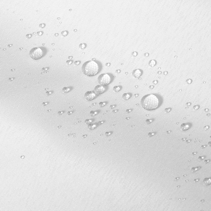 Stall Fabric Shower Curtain Liner Waterproof - 42 x 72, Soft &amp; Lightweight Stall Size Shower Curtain with Magnets, Machine Washable - 42x72, White