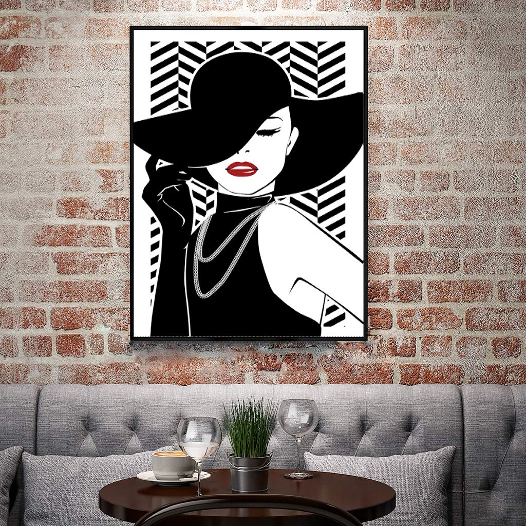 5D Diamond Painting Kit,Painting Diamonds Full Drills, 5D Crystal Diamond Painting Lady Gift Round Rhinestone Embroidery Cross Stitch Kits Supply Arts Craft Canvas Home Decor 12x16 inches