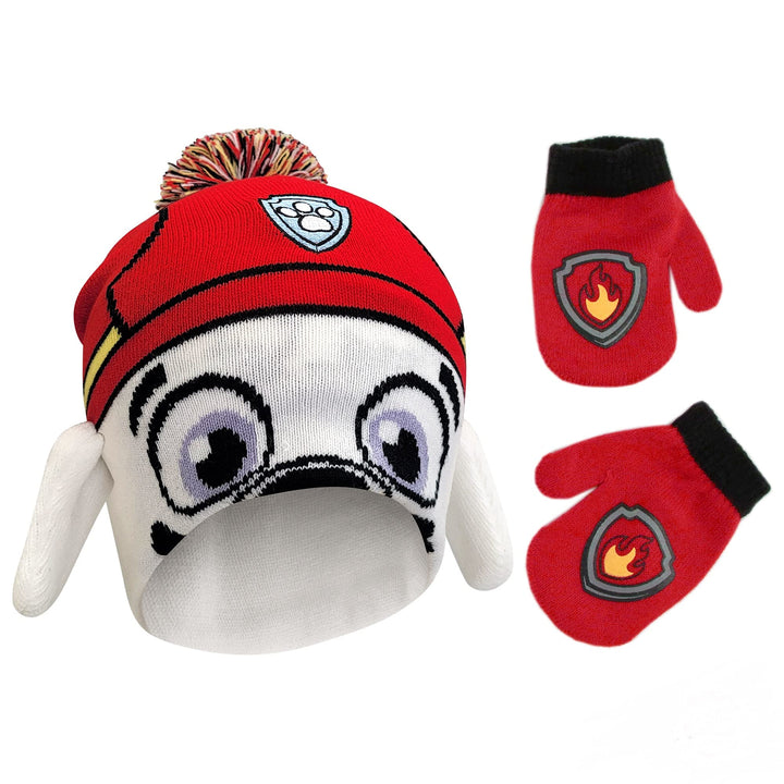 Nickelodeon Boys Winter Hat And Mittens Set, Paw Patrol