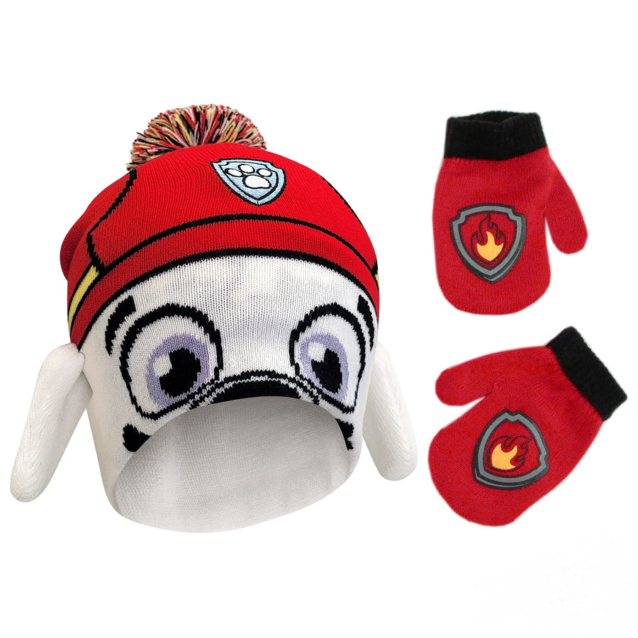 Nickelodeon Boys Winter Hat And Mittens Set, Paw Patrol