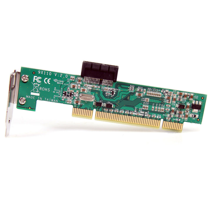 PCI to PCI Express Adapter Card - PCIe x1 (5V) to PCI (5V &amp; 3.3V) slot adapter - Low Profile - PCI1PEX1