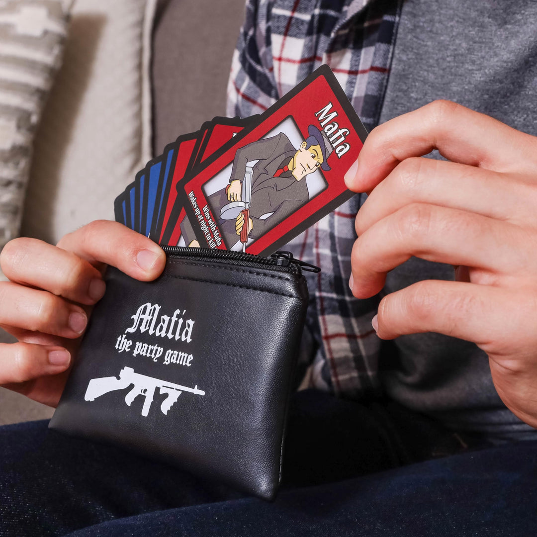Mafia The Party Game – Game of Lying, Bluffing, Deceit –38 Role Cards, Card Game for Adults and Teens – Interactive Board Game for Friends, Family, Stocking Stuffer