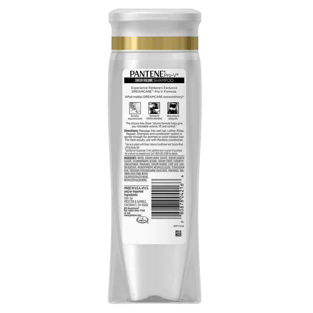 Pro-V Sheer Volume Shampoo, 12.6 Fl Oz