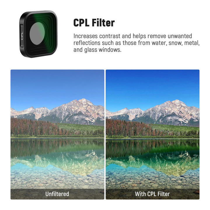 NEEWER ND Filter Set Compatible with GoPro Hero 12 11 1