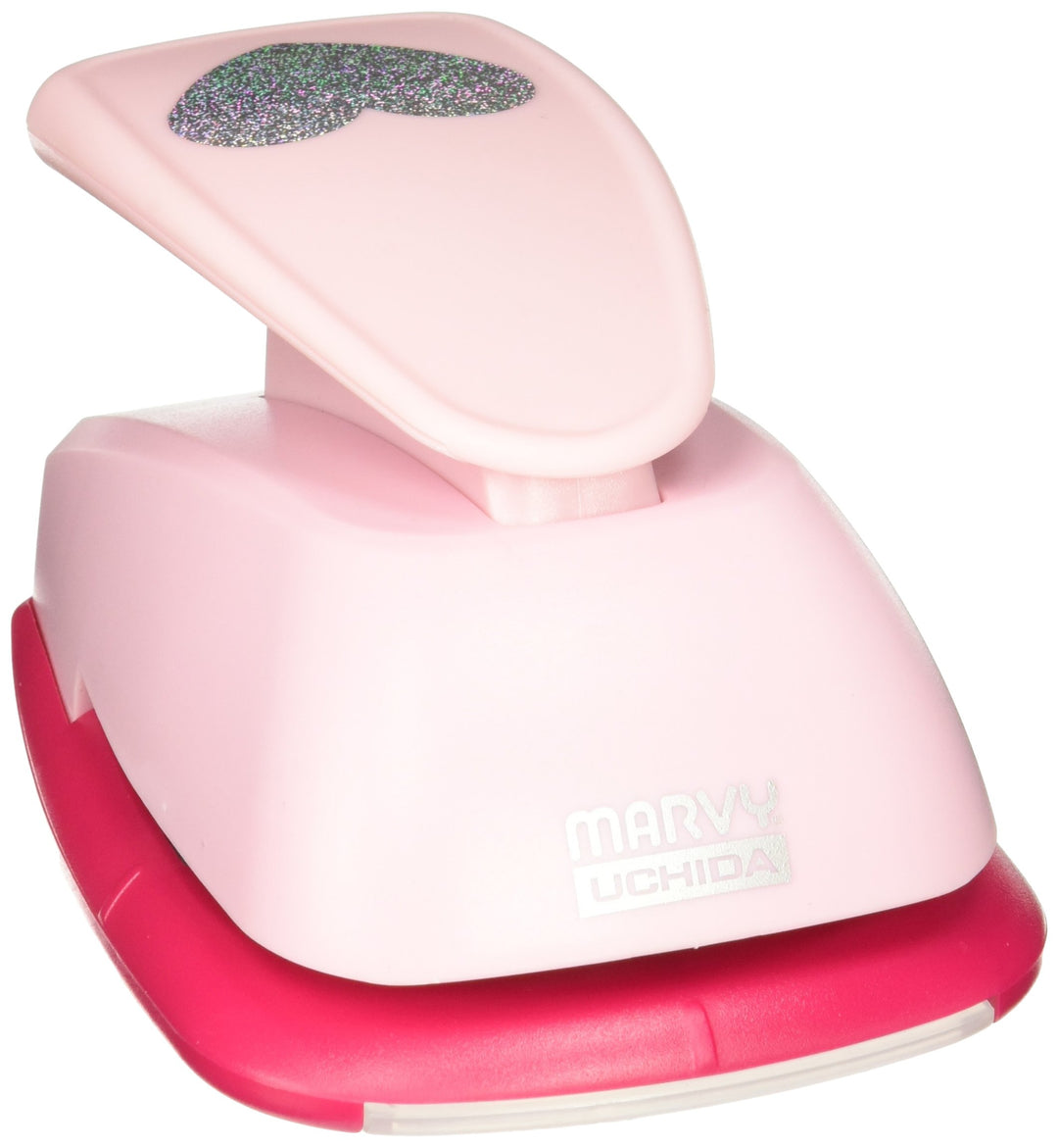 Marvy Uchida Clever Lever Mega Craft Punch, Heart