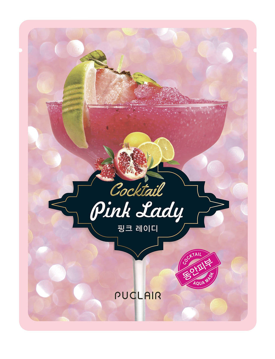 Pomegrante extract for excellent collagen sythesis to help prevent dry skin and promote skin firmness DailyPink Lady Face Masks - 10 count