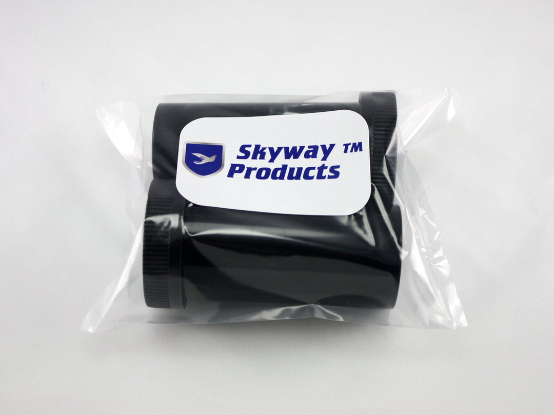 Skyway Viper Waterproof Airtight Smell Proof Stash Box Odor Sealing Container with Child Resistant Cap 6 OZ - Set of 2