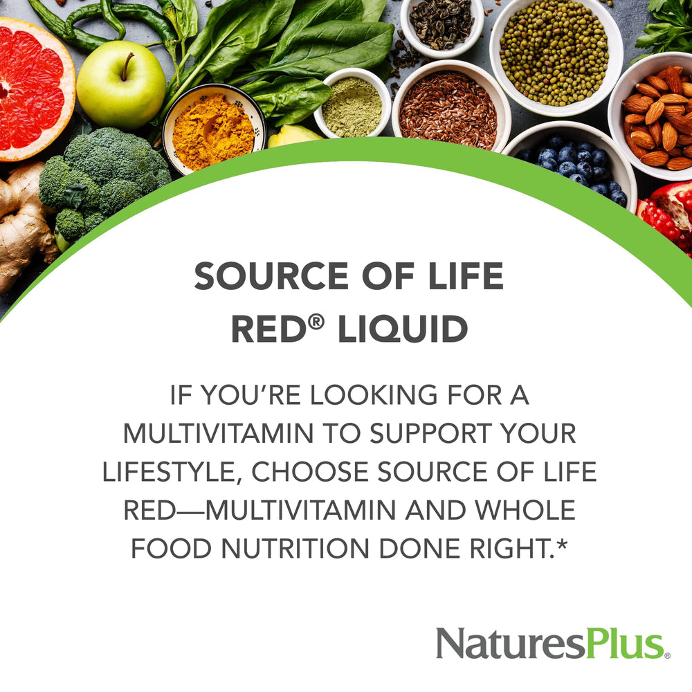 Natures Plus Source of Life RED Multivitamin Liquid - 3