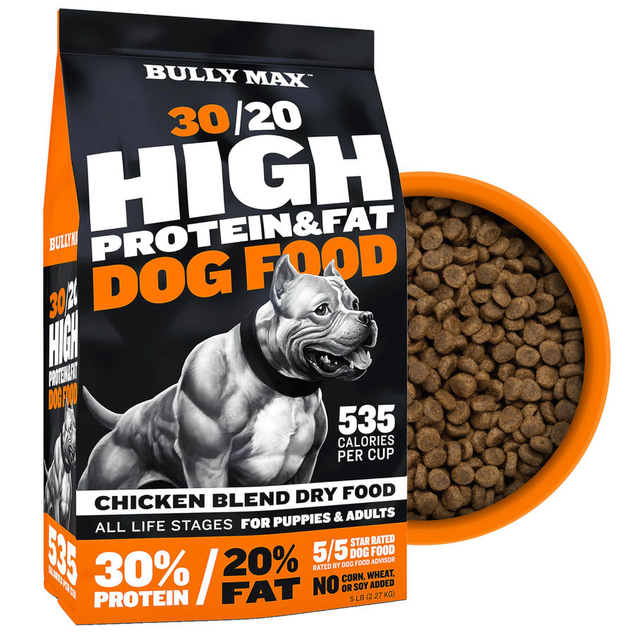 High Performance Premium Dry Dog Food for All Ages - High Protein Natural Puppy Food for Small & Large Breed Puppies & Adult Dogs, 15 lb Bag