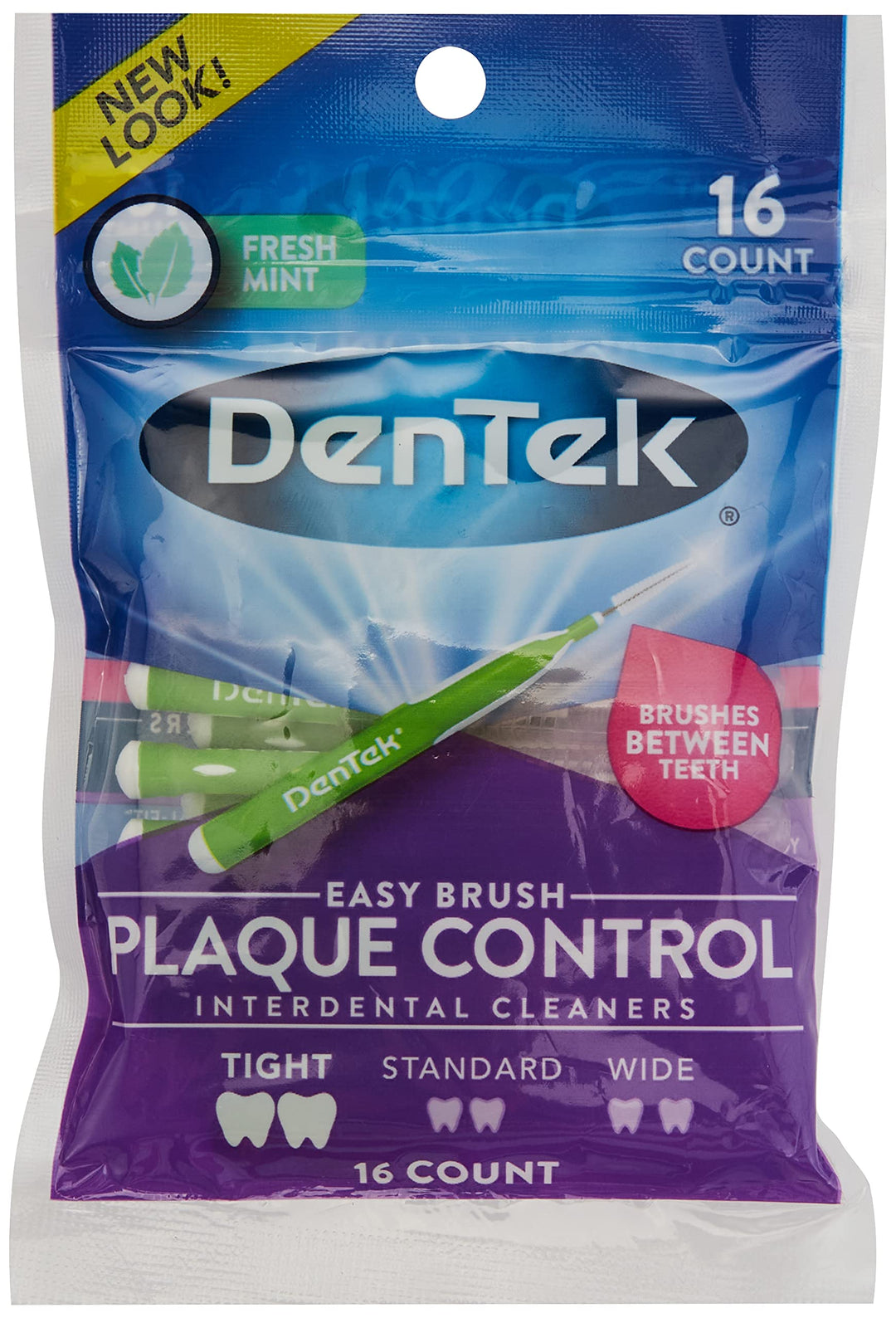Dentek Easy Brush Cleaners Extra Tight Spaces 16'S
