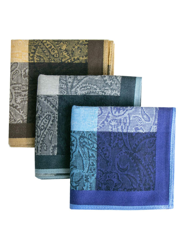 La Closure Men&#39;s 100 Cotton Handkerchiefs 6 Pack