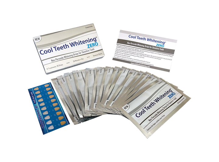 Cool Teeth Whitening Zero Peroxide Strips for Sensitive