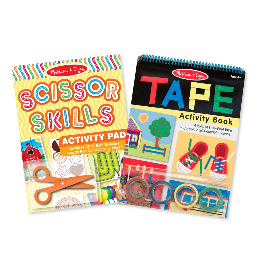 Scissor Skills and Tape Activity Books Set