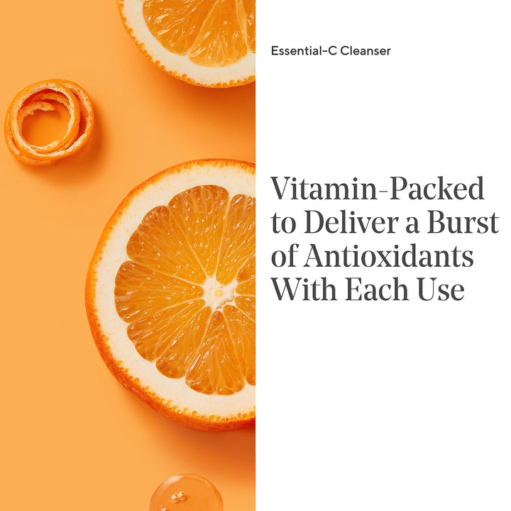 Cleanse and Brighten Value Set - 2-Piece Full-Size Kit $127 Value - Essential-C Cleanser &amp; Vitamin C Glycolic Serum
